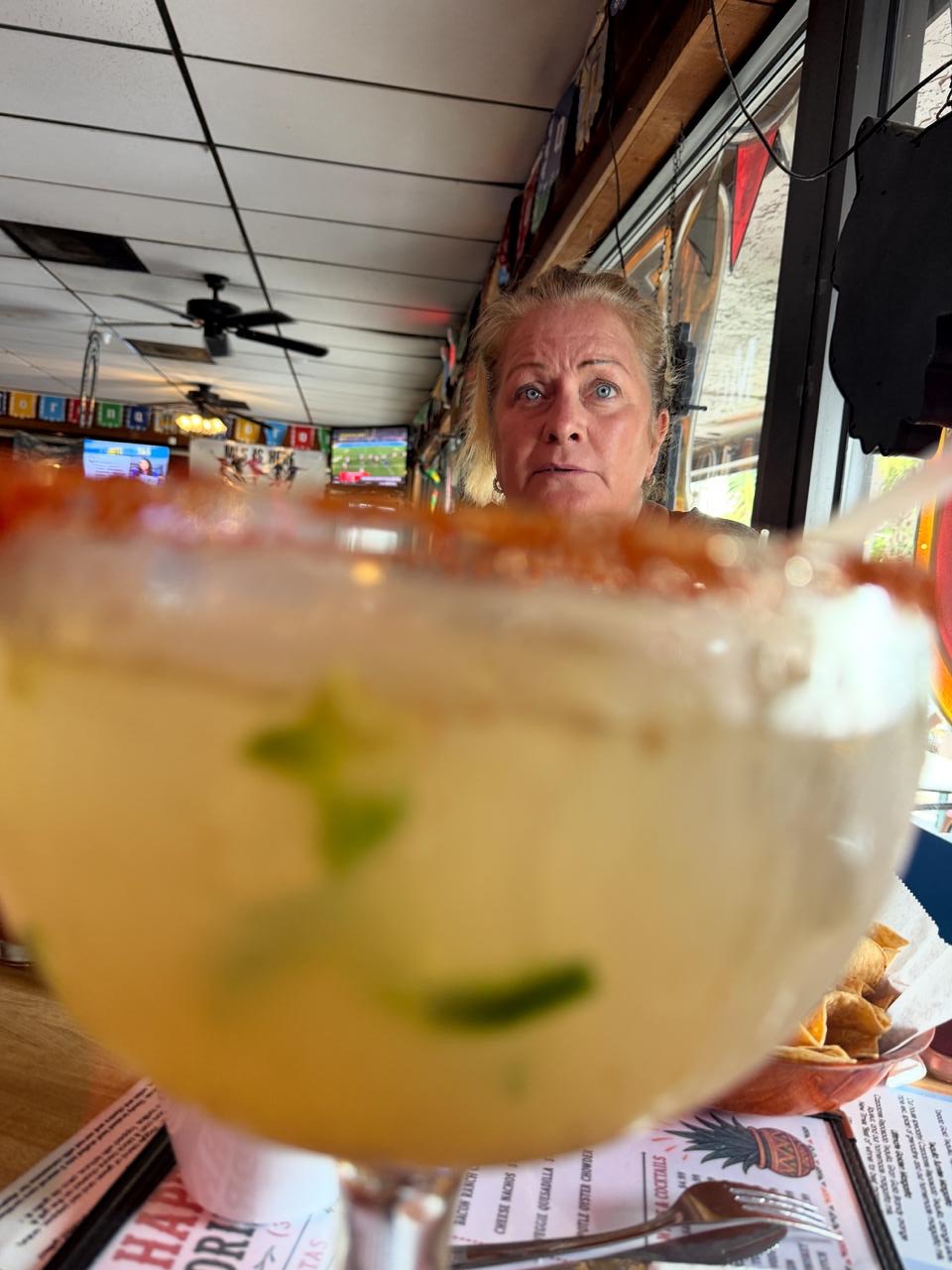 Full Jess Moon rising over a Margarita sea.